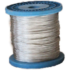 Трос стальний оцинкований в опльотці д2/д3мм (за 1м)