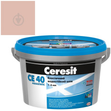 Затирка Ceresit 2кг вологостійка кремовий
