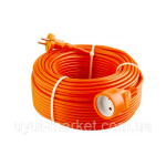 Подовжувач садовий 50м 1гн 10А ПВС2х1,0 помаранч 49-48-89 87627
