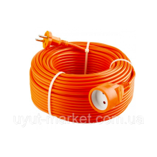 Подовжувач садовий 50м 1гн 10А ПВС2х1,0 помаранч 49-48-89 87627