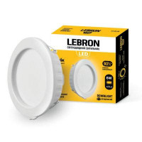 Світильник лед врізний круг Lebron 12W 12-10-12, 12-10-13,13-14-48 85048