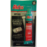 Герметик силікон. чорний термо HT300 280мл Akfix 390571