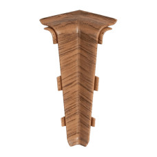 Кут внутр до плінтуса з коробом дуб темний