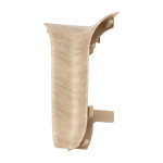 Кут внутр до плінтуса з коробом дуб білий 18119