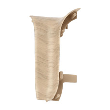 Кут внутр до плінтуса з коробом дуб білий 18119