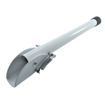 Упор дверний 250мм білий/корич