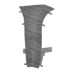 Кут внутр до плінтуса з коробом сірий 18040