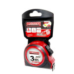 Рулетка  3м Haisser нейлон прогум. магніт 39445