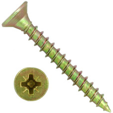 Шуруп універсал жовтий цинк 3х30 390769
