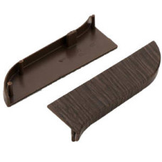 Заглушка до плінтуса з коробом права Венге класік