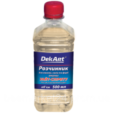 Розчинник для емалей, лаків, фарб 331021 DekArt Україна 0.85л(р)