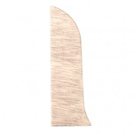 Заглушка до плінтуса з коробом ліва дуб білий 18049