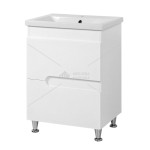 Раковина+тумба Сімпл/ Комо 60см. Біла Т306019 без ручок 10131