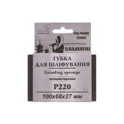 Губка шліфувальна 4гранул.поверх Virok  P220 35192