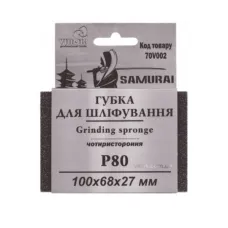 Губка шліфувальна 4гранул.поверх Virok  P80 35195