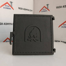 Дверка 48х26.5см чугунна спаренна