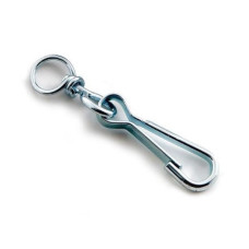 Карабін пружинний з вертлюгом 60