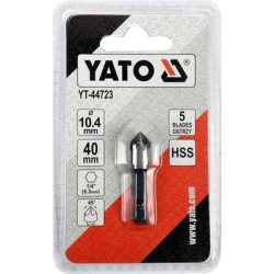 Зенкер конічний Yato д10,4ммх40мм 5 пругів 1/4 YT-44723 98029