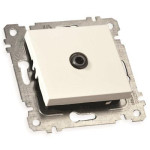 Механізм розетки Multusan TV прохідн. Rita біла 47-01-83 68722