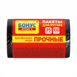Пакети для сміття Бонус+ 35л 100шт 30255