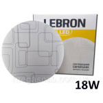Світильник LED Леброн 18W 4100K д240мм Grafit 15-23-72