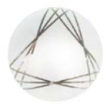 Світильник скло-метал E27 60W 150х100мм 36-58-13/14 68647