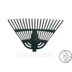 Граблі-віяло пластм. Горизонт 19 зуб. 179494 Україна