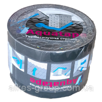 Стрічка герм. самоклеюча Aqua Tape Графіт 10мх100мм для дахів 12072