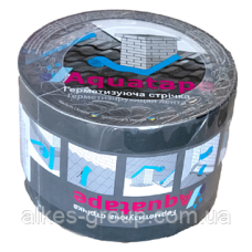 Стрічка герм. самоклеюча Aqua Tape Графіт 3мх100мм для дахів 12072