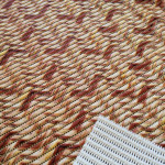 Коврик Аквамат  Коричневий Серпантин  ширина 65см 1500409