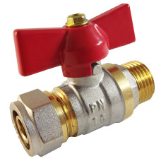 Кран металопл 16х1/2 зовн 27202