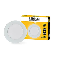 Світильник лед врізний круг Lebron 6W 12-10-06
