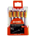 Біта під саморіз PH2 65мм 2-стор. ZHWEI магніт 1шт 390749