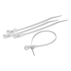 Хомут монтажний 2,5х100мм біл/чорTECHNICS 23-103 179212