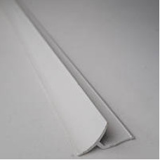 Кут плиточний 2,5м 10мм внутр білий пласт