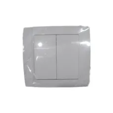 Вимикач врізний подвійний з індикатором Q-MAX 10А 302