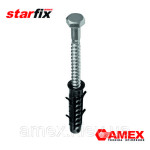 Гачок меблевий 6,0х60 (10х50) з дюбелем РХ-10 31814