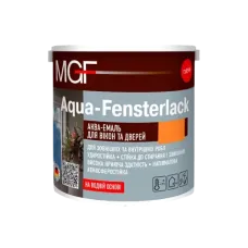 Акваемаль MGF для вікон та дверей 0.75л Aqua-Fensterlack 33782