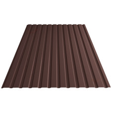 Металопрофіль коричневий  1.2м.х1,18м 9хв RAL8017