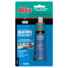 39001 Герметик силікон Акфікс 50гр 100Е безкольоровий