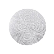 Серветка кругла сіра д38см