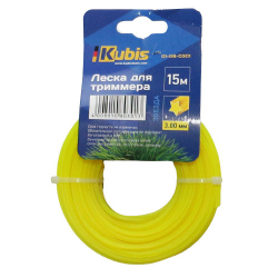 Леска для тримера 3мм 15м  зірка  Kubis 390886