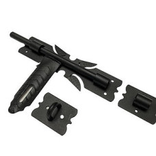 Засов чорний 300мм 44109 Україна