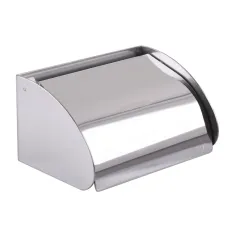 Тримач туал пап HOTEC 16.621 з кришкою нерж 1500189 Україна