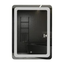 Дзеркало світлодіодне 600х800 LED UNIO MRR-04 SQR-RA-S з сенс. 87587