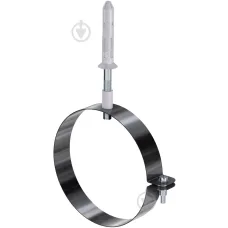 Хомут нерж 0.8мм для труби д100 довгий 27376 Україна