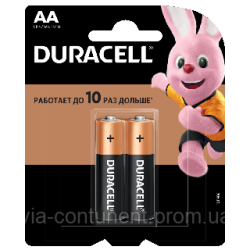 Батарейки пальчик Дюрасел АА LR6 1шт 68019