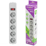 87019 фільтр мережевий 3м 5 гнізд Maxxter