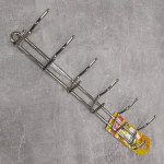 Вішалка 6 гачків хром 1181  А+ 79811 Україна