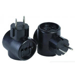 Пятерик-розгалужувач б/з 10А чорний/білий 62-23-32 87614